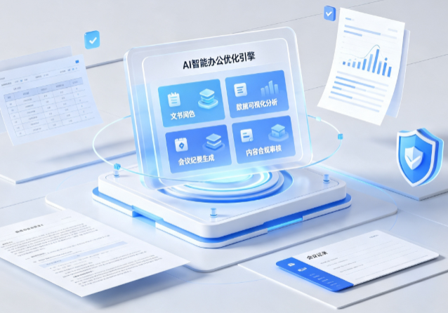龙井市AI重构现代办公体系 智能优化引擎助力企业轻量化高效运营