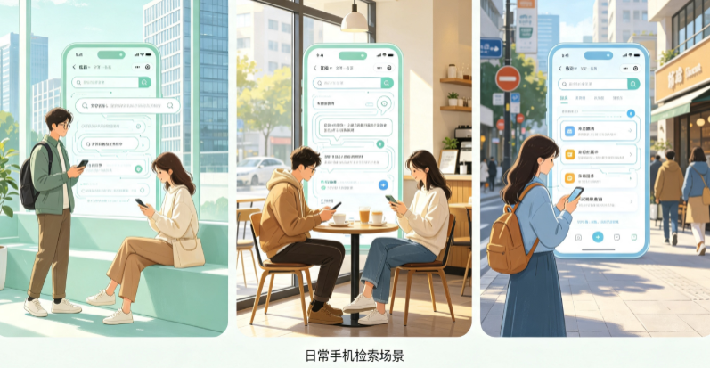 龙井市普通人日常手机使用场景拆解：GEO 与 AI 优化如何改变信息检索体验