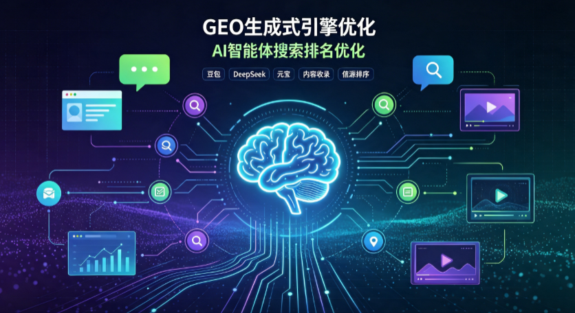 龙井市GEO 浪潮来袭：生成式引擎优化崛起，创作者争抢豆包、DeepSeek、元宝智能体流量入口